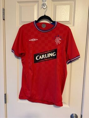 💛 UMBRO - GLASGLOW JERSEY - SIZE SMALL - FOOTBALL - SOCCER